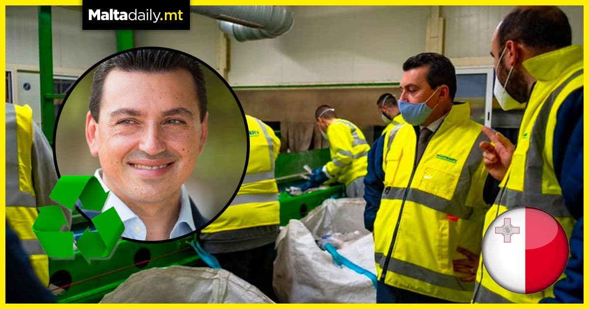 Recycling record set for Malta’s 2021 reveals Environment Minister