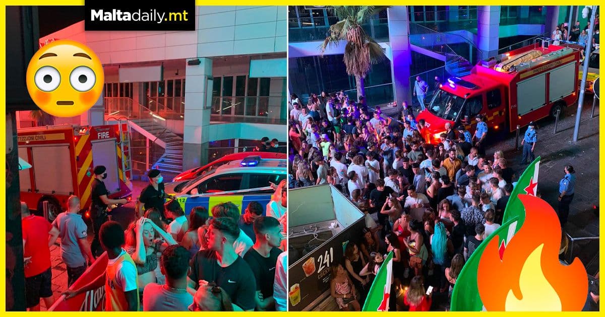 Shadow Club staff evacuate clubbers due to ceiling fires