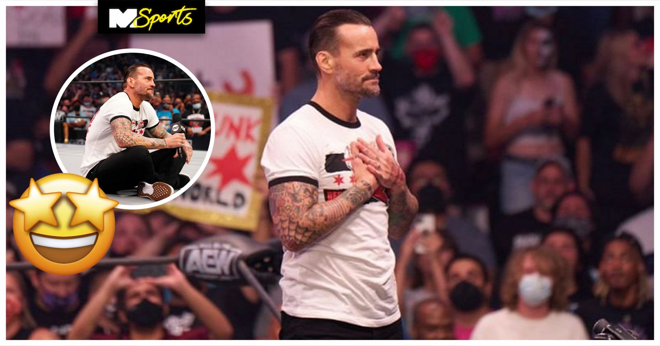 Watch: Fans go crazy as CM Punk returns to professional wrestling