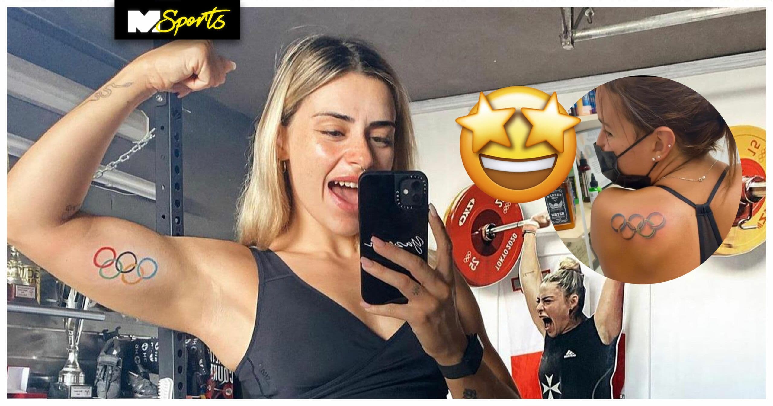 Maltese Olympians celebrate achievements with Olympics tattoo