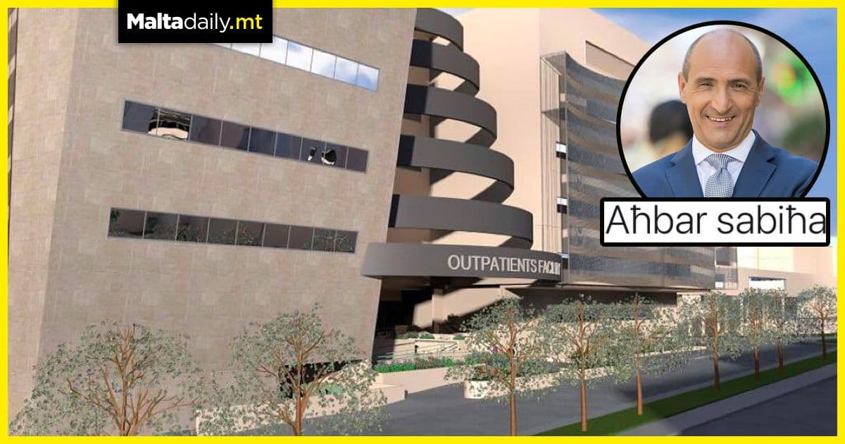 Chris Fearne welcomes new Mater Dei outpatient block