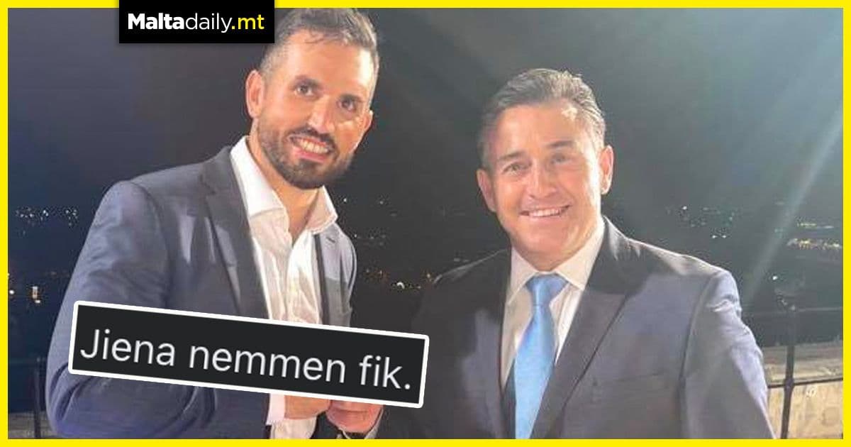 Bernard Grech welcomes Chris Peregin to Nationalist Party