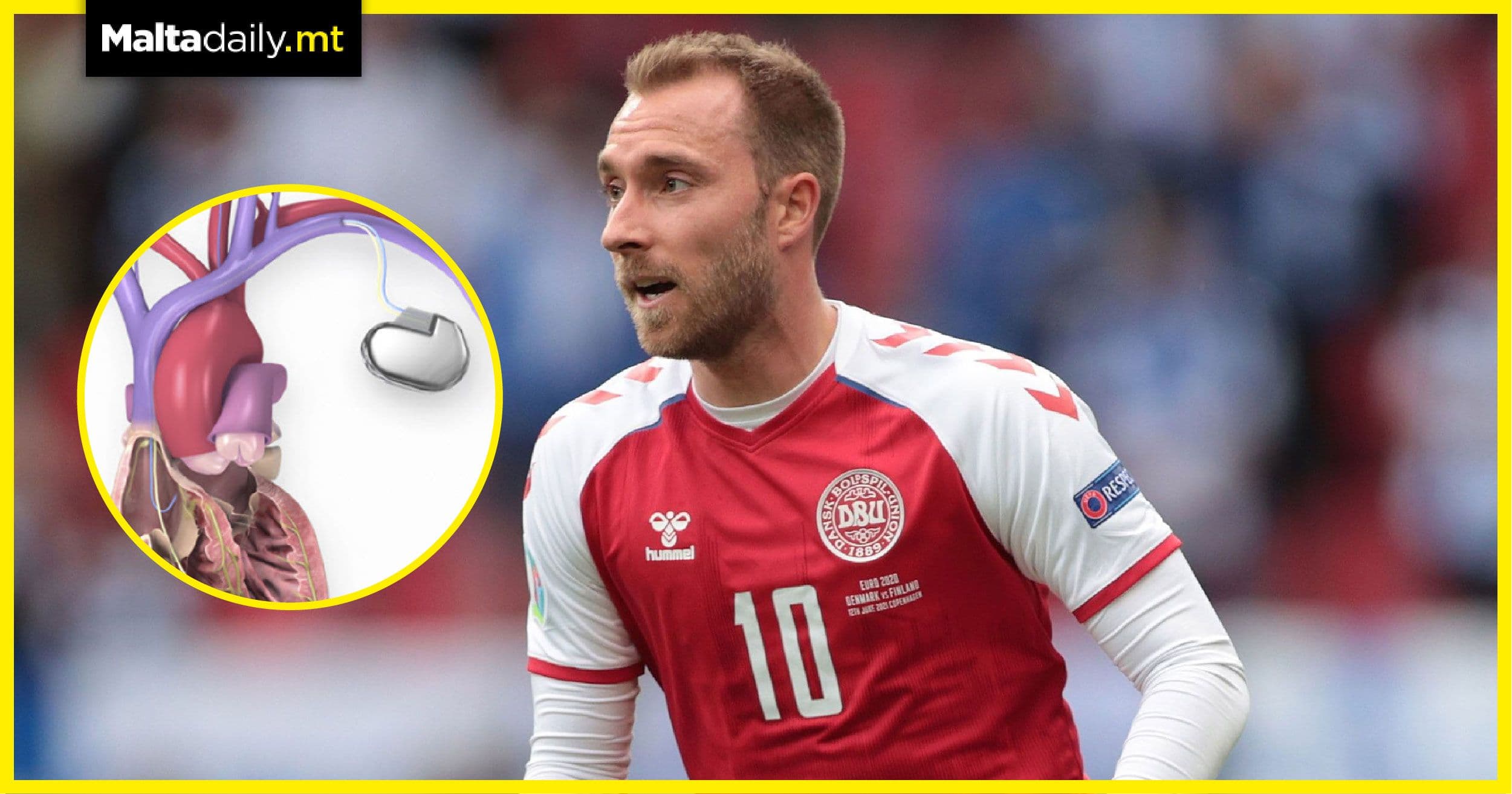 Eriksen to be fitted with heart-starting device following cardiac arrest