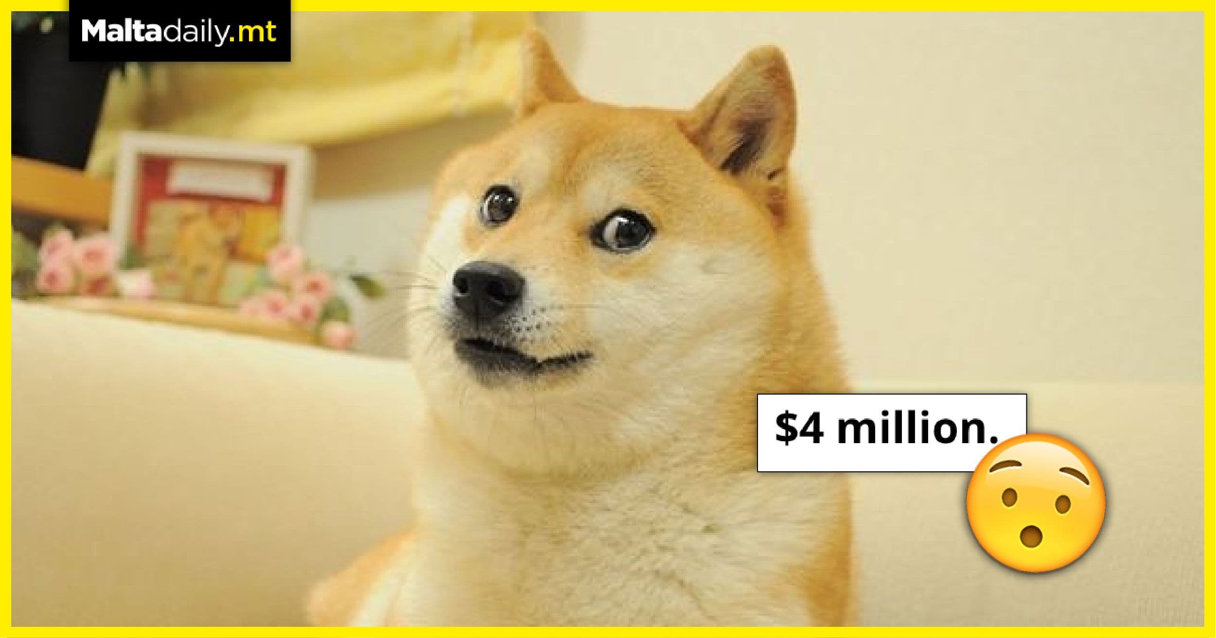 Original Doge meme sells for $4 million, becoming most expensive NFT ever
