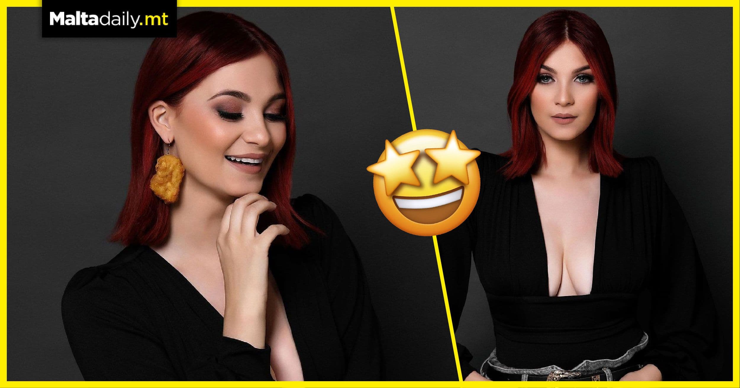 Malta is going crazy over Valentina Rossi’s chicken nugget earring