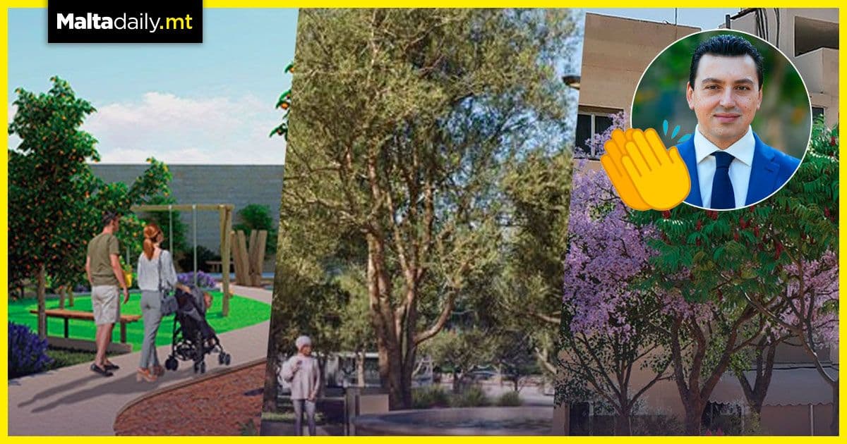 Three garden projects in three weeks announced by Minister Aaron Farrugia