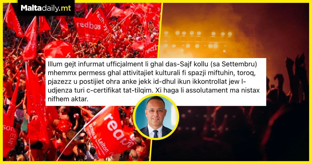 Nightclubs & feasts officially ruled out for Summer 2021