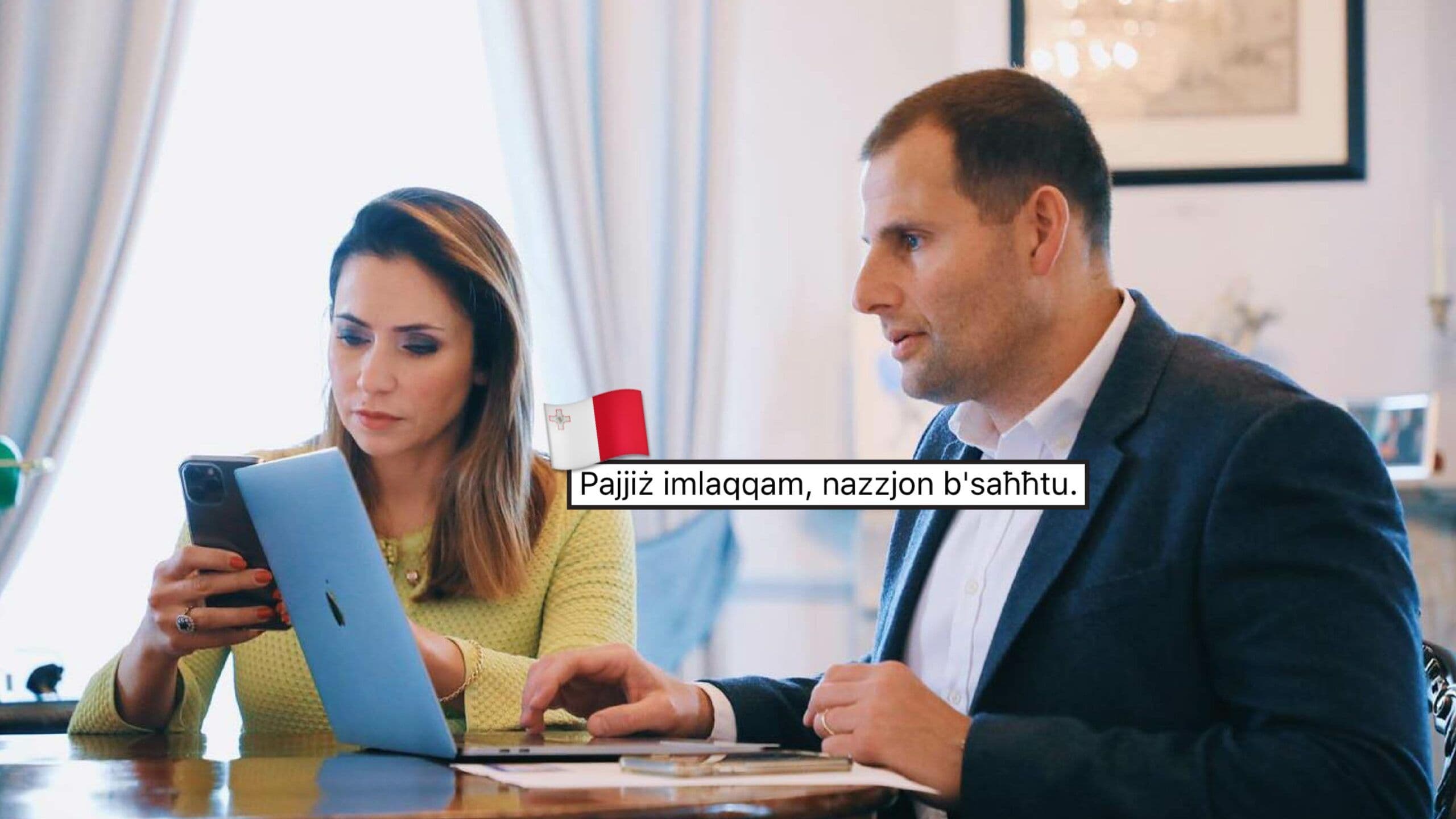 Robert & Lydia Abela apply for vaccine and encourage Maltese citizens to follow