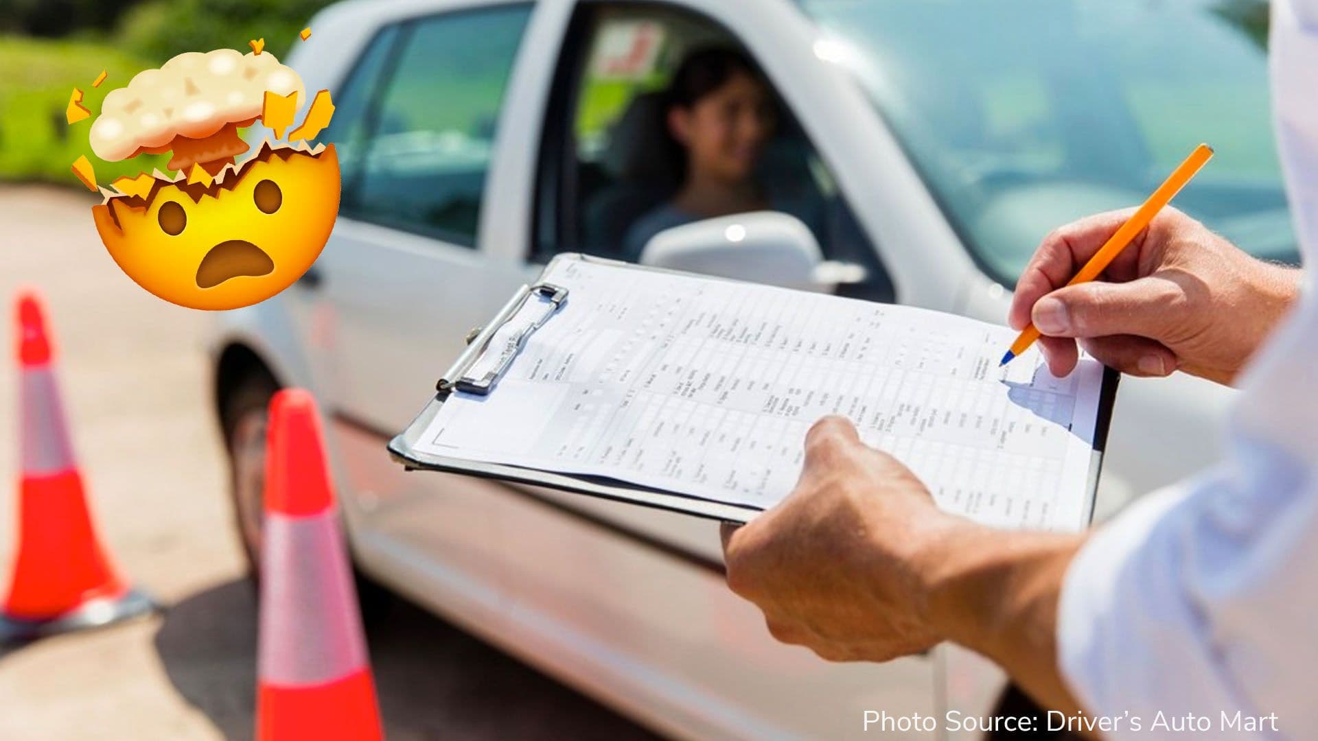 Driving practical test failed by 4 out of 10 applicants