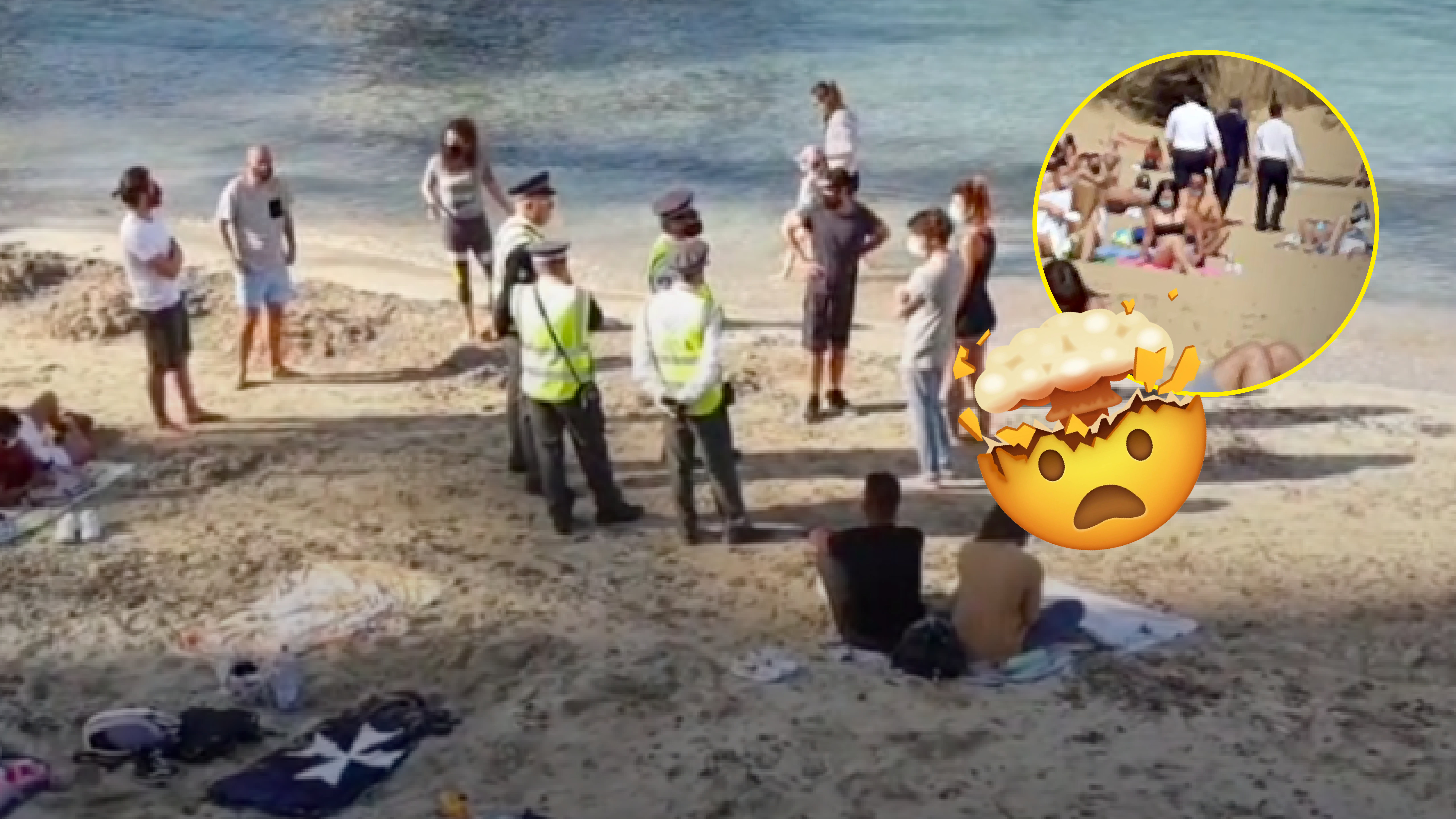 Sunny Sunday troubles police force as people flock to public places