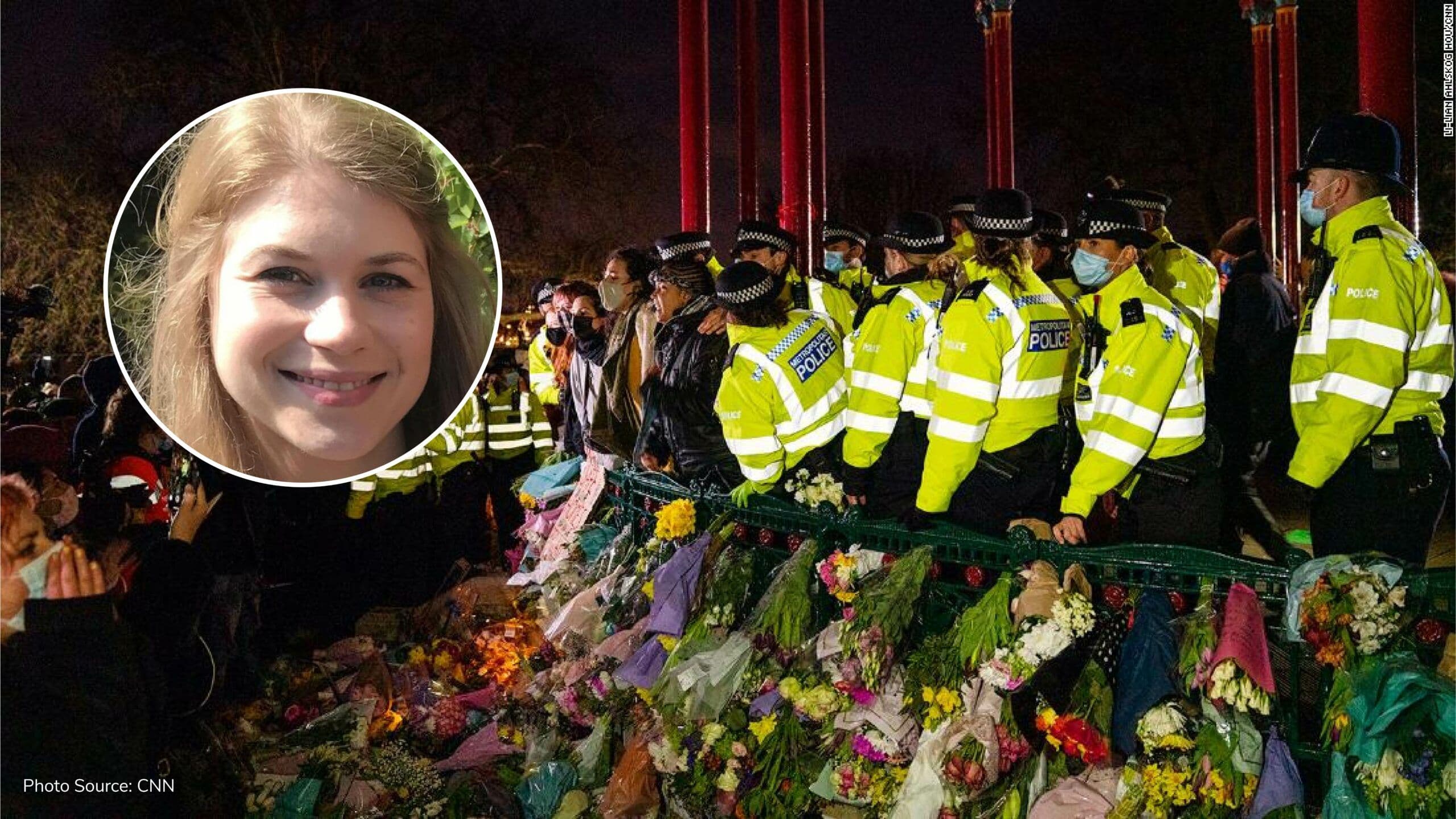 Crowds cry “shame on you” after Sarah Everard vigil is broken up by police