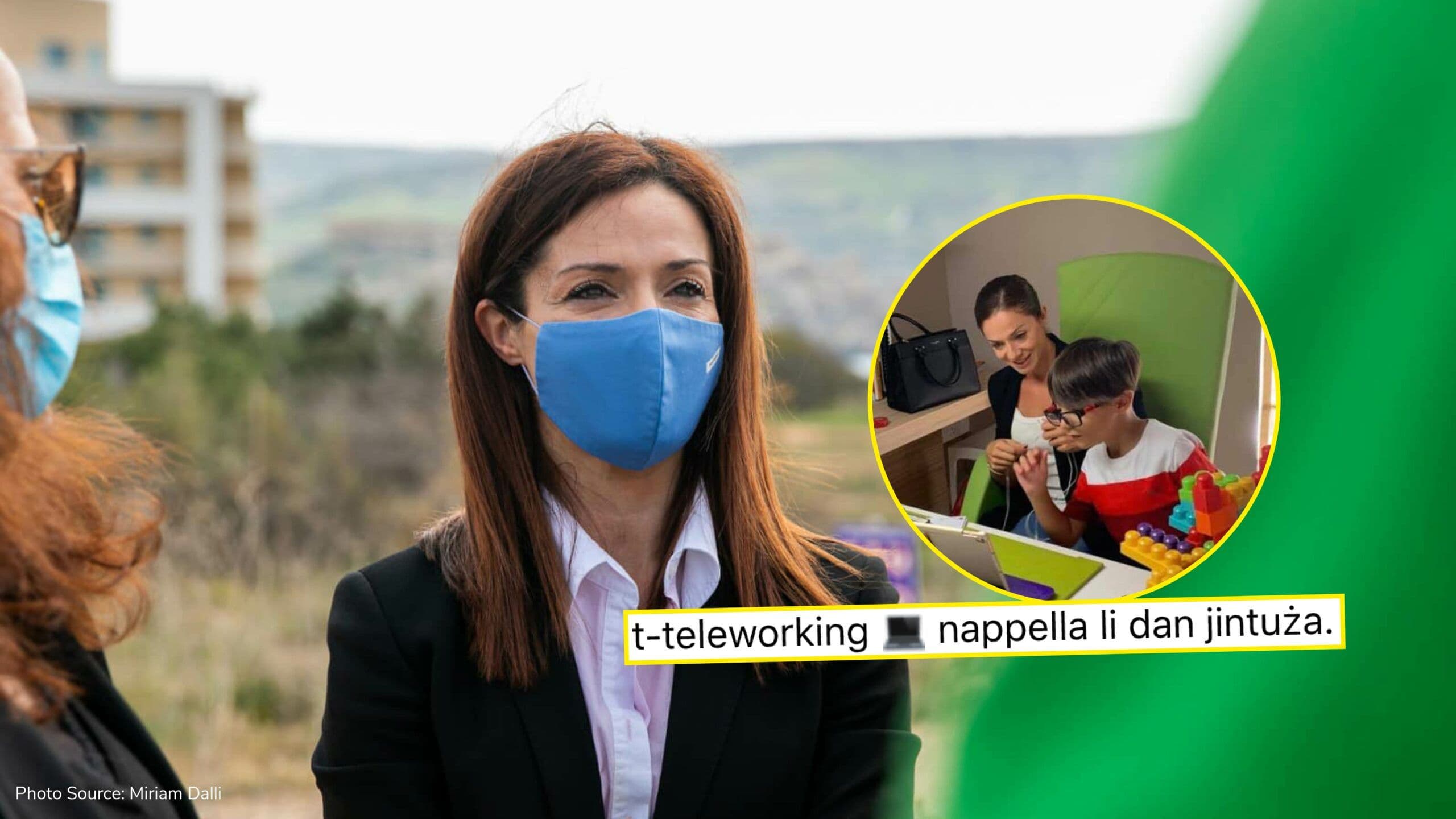 Miriam Dalli urges employers to help parents with teleworking methods