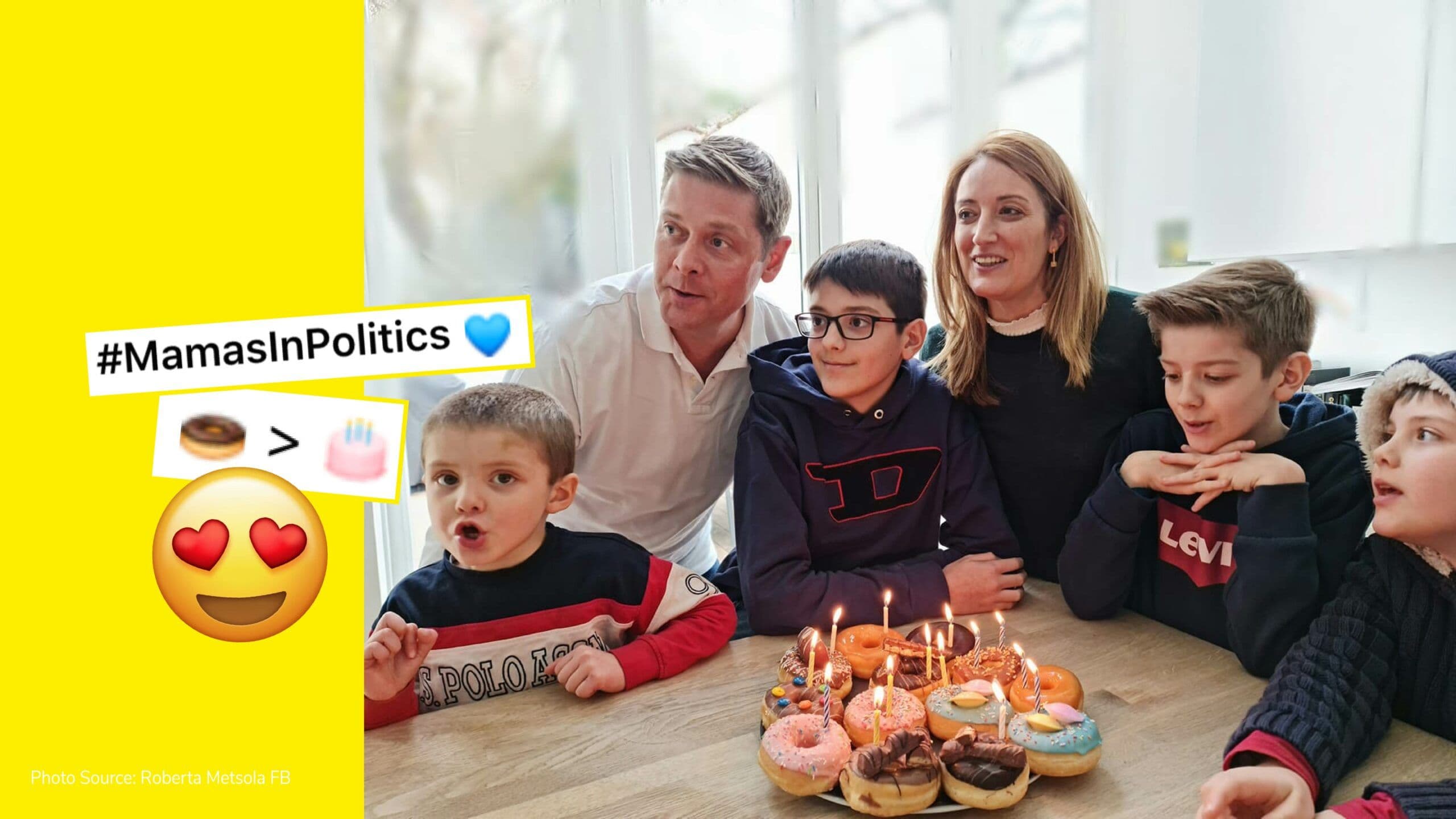 Metsola & family close off hectic week celebrating sons’ birthdays