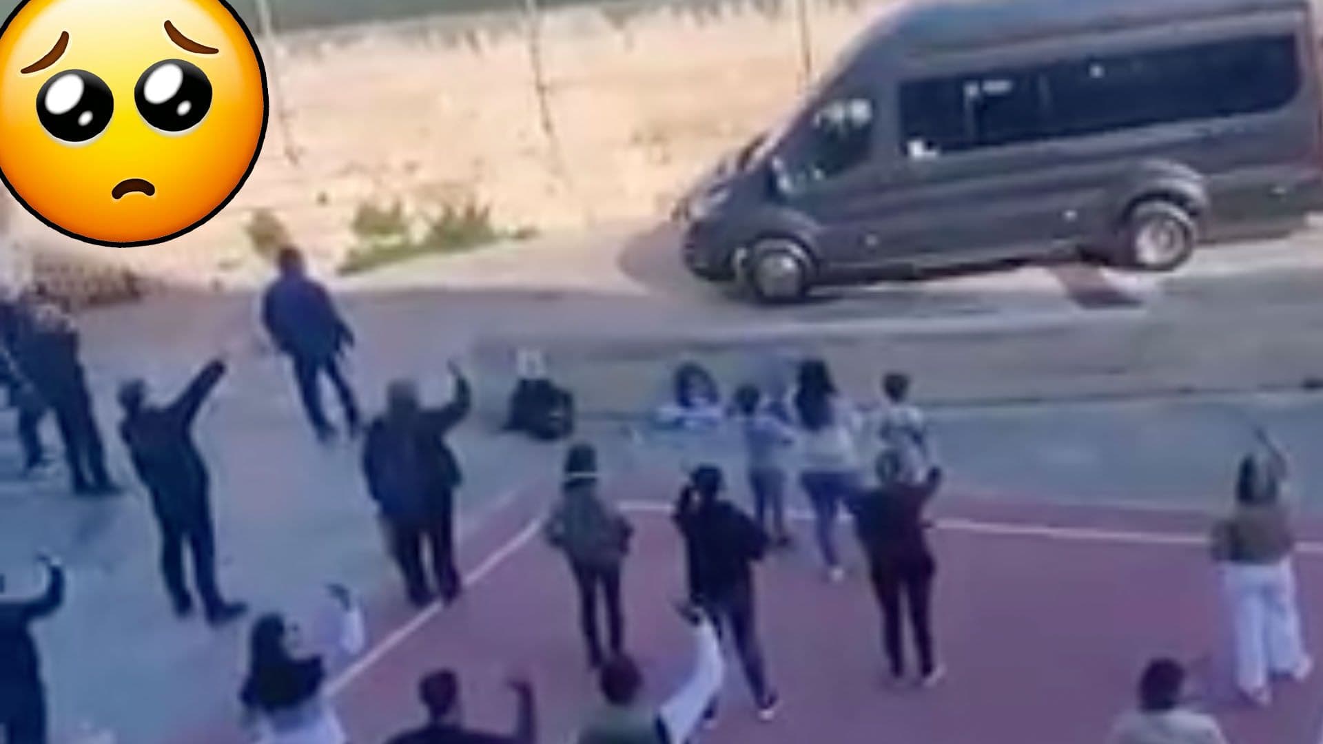 Teachers wave goodbye to their students