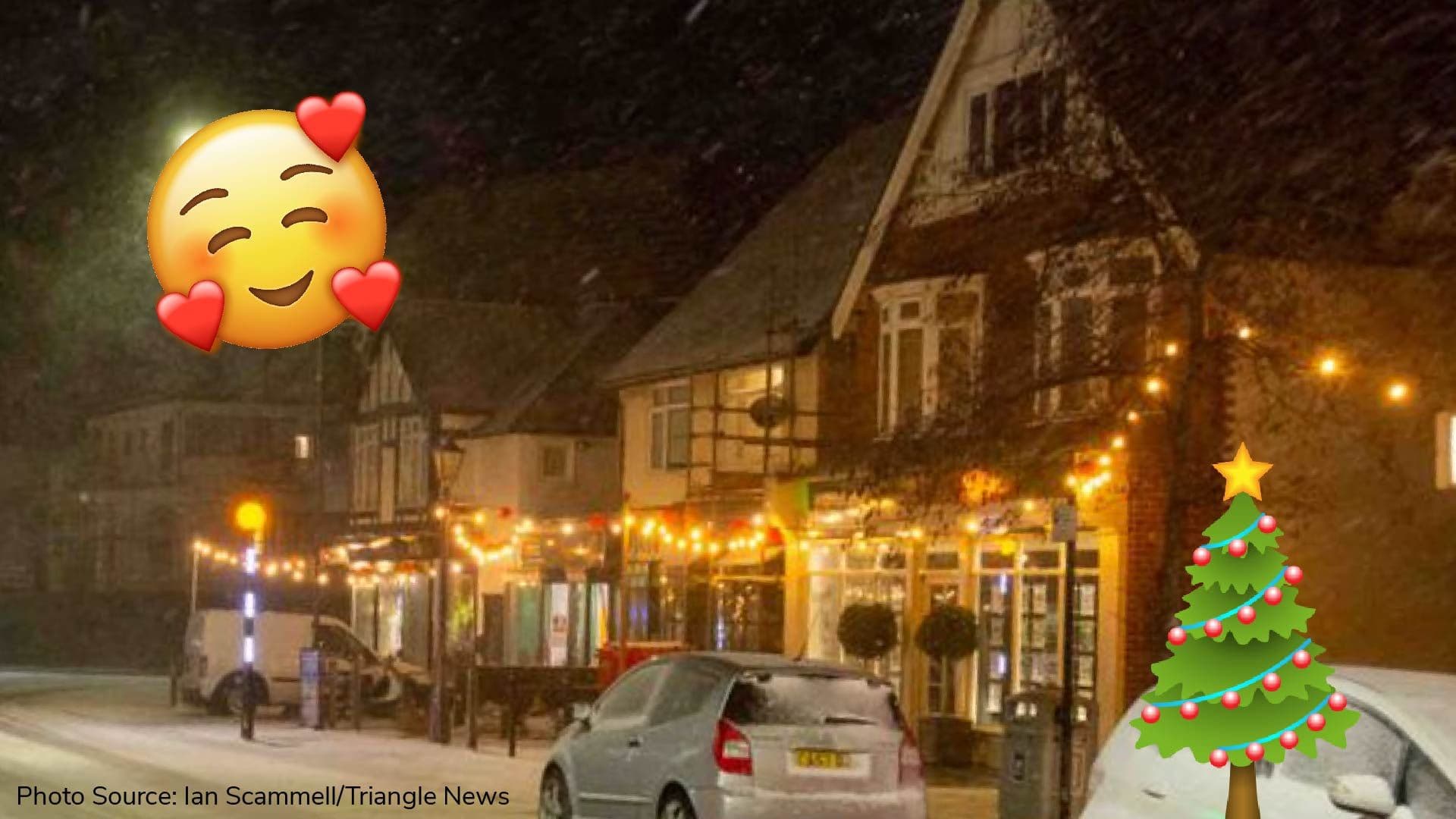 Town switches Christmas lights back on to lift spirits during lockdown