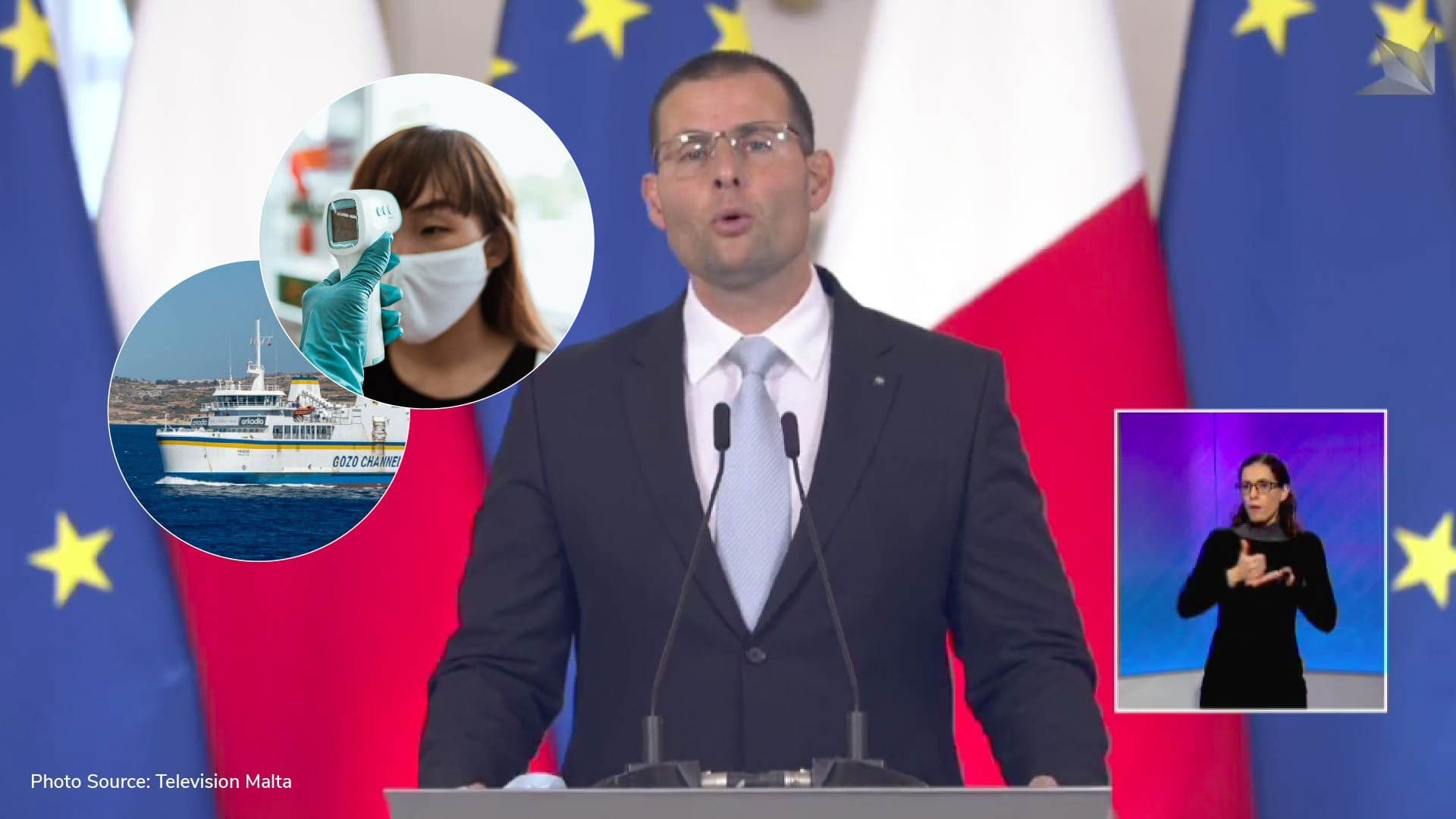 Temperature check & staying in car during trip amongst carnival measures