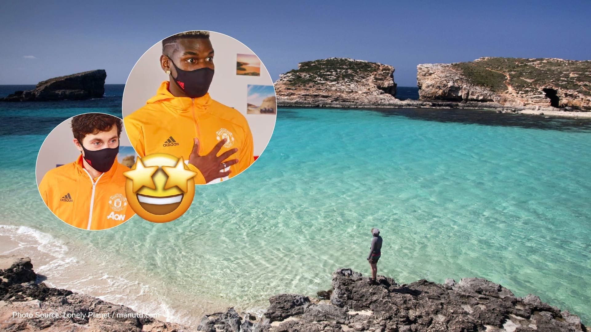 Manchester United players choose their favourite locations in Malta
