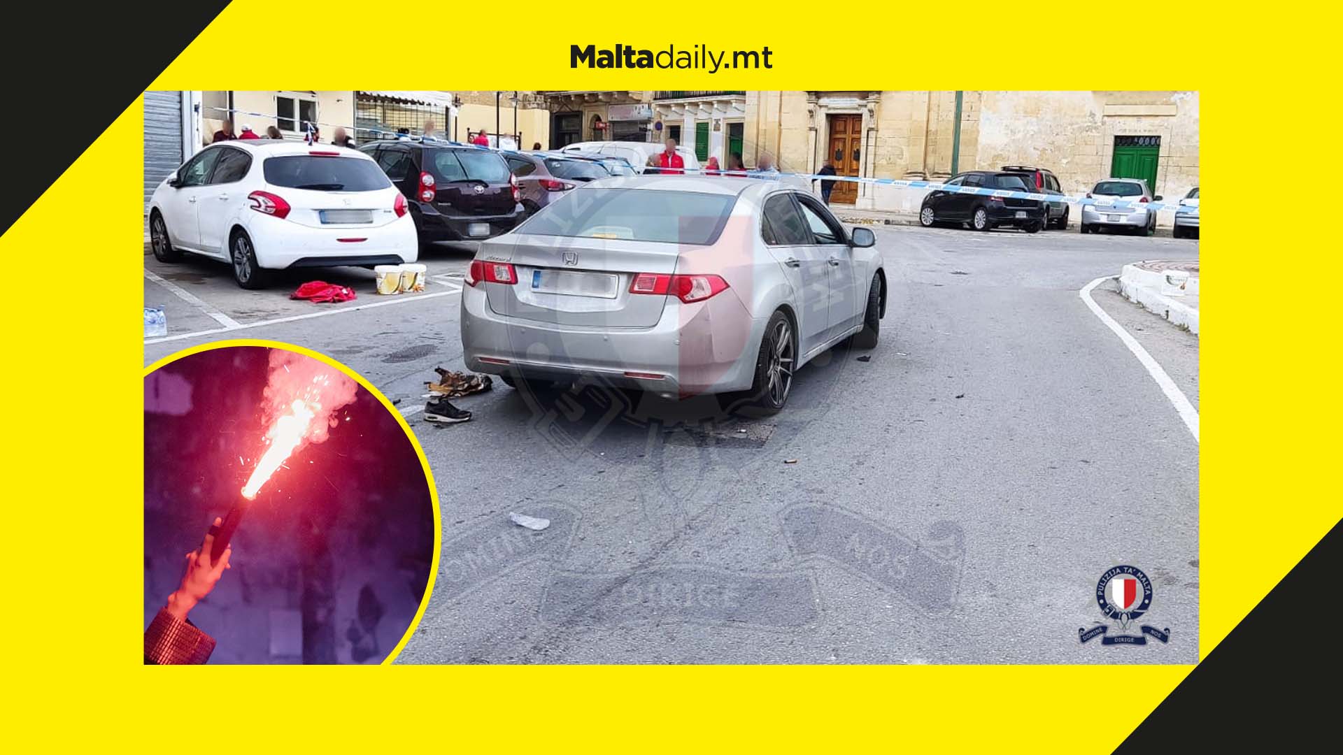 5-year-old critically injured after car catches fire from inside due to lit flare