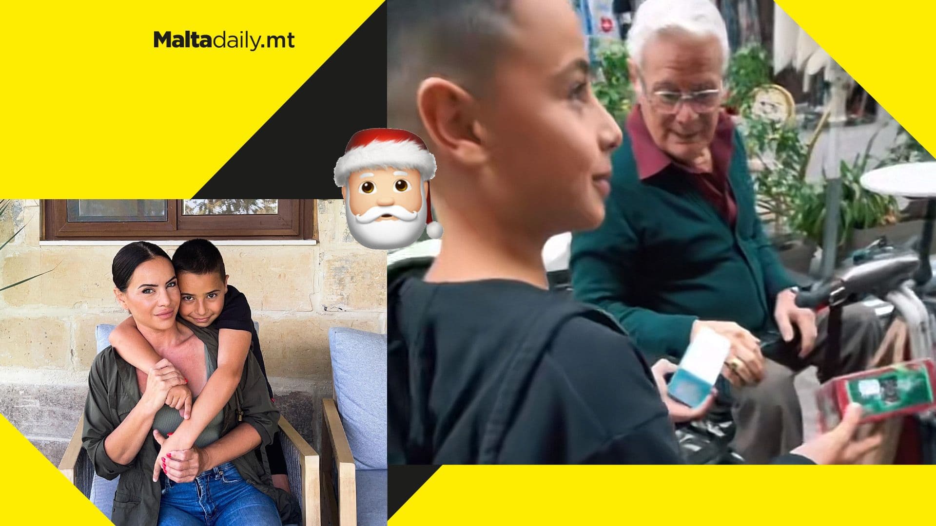 Mother and child take to Valletta to give out chocolates in act of Christmas kindness
