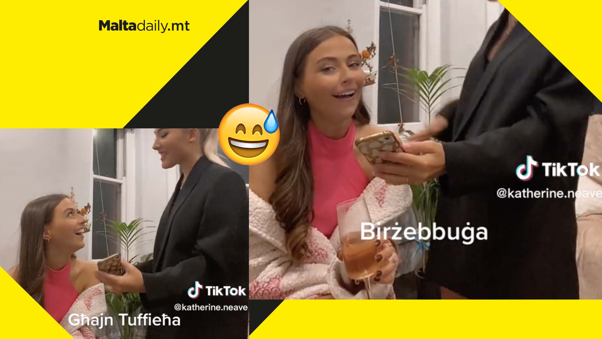 Irish woman tries pronouncing Maltese town names