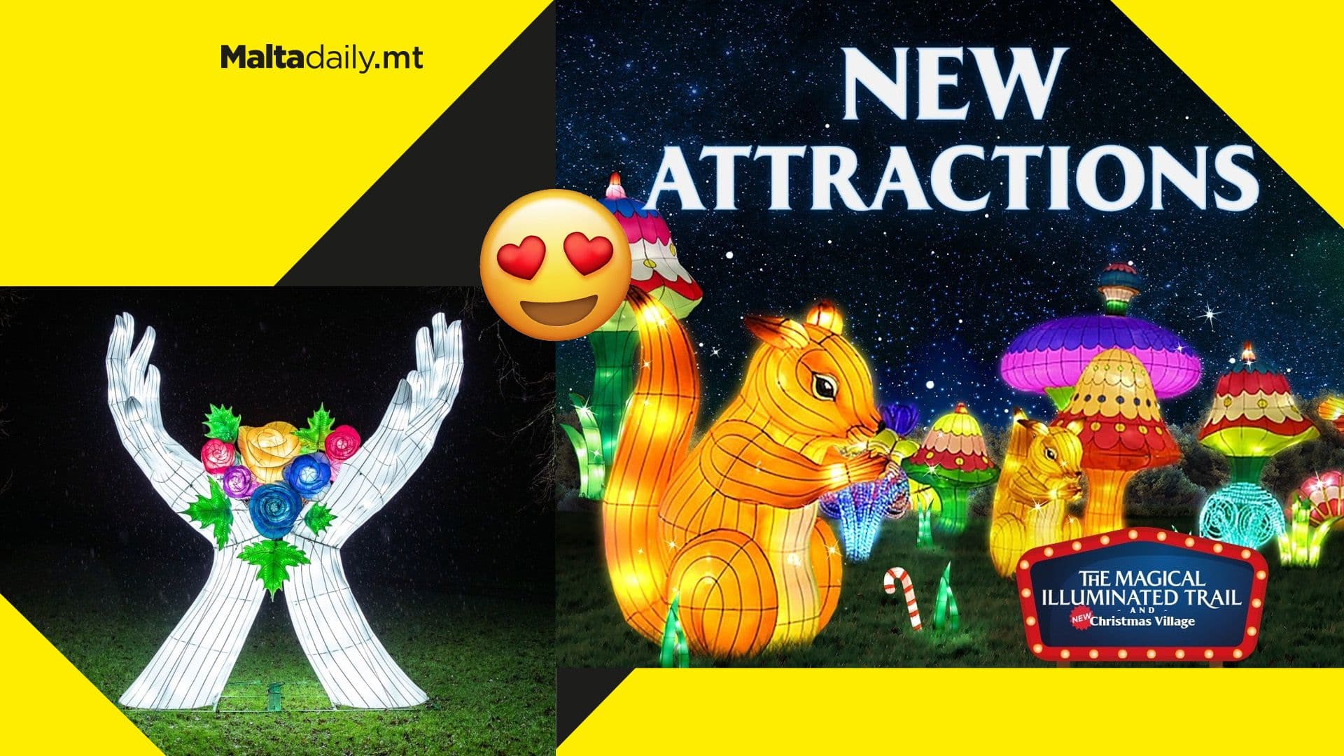 Christmas vibes galore! The Magical Illuminated Trail is only two weeks away!