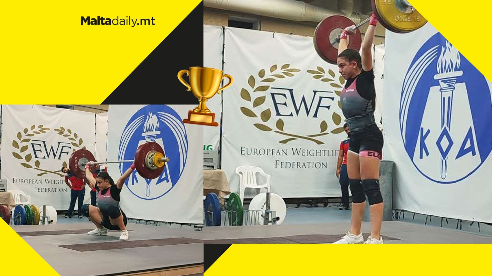 Malta’s own Tenishia Thornton sets national records & wins best female at European championships