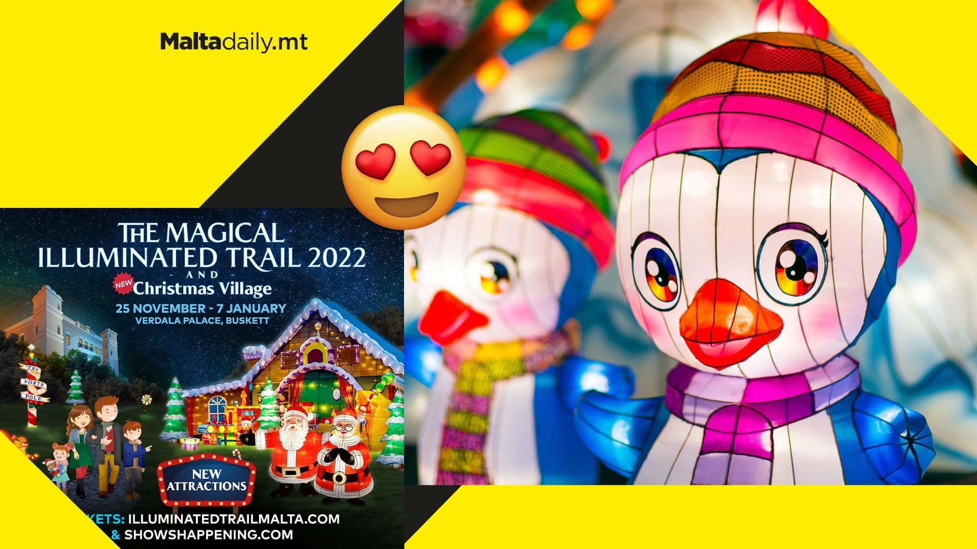 The Magical Illuminated Trail is BACK and we’re counting the days to Christmas!