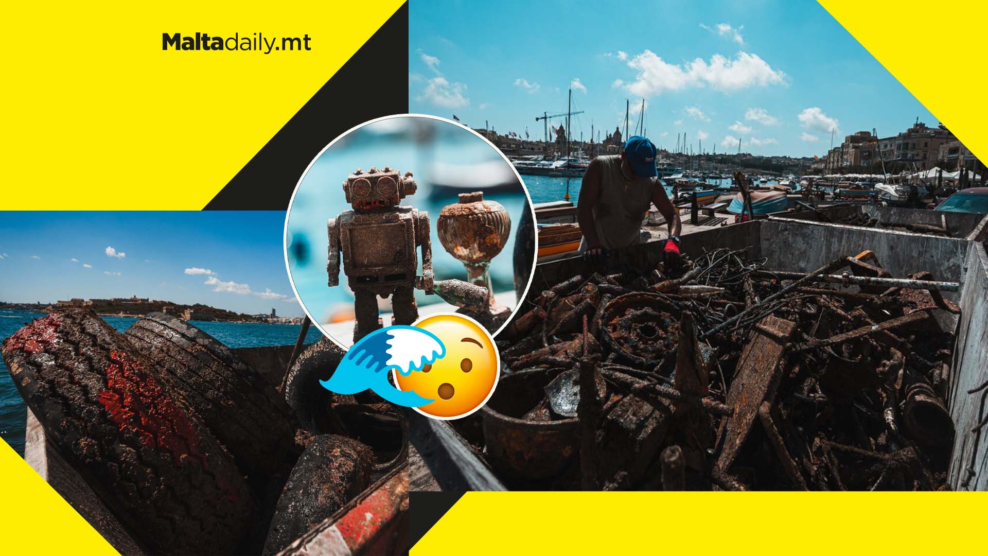 3.6 tonnes of waste collected in Malta Airport Foundation sea clean-up