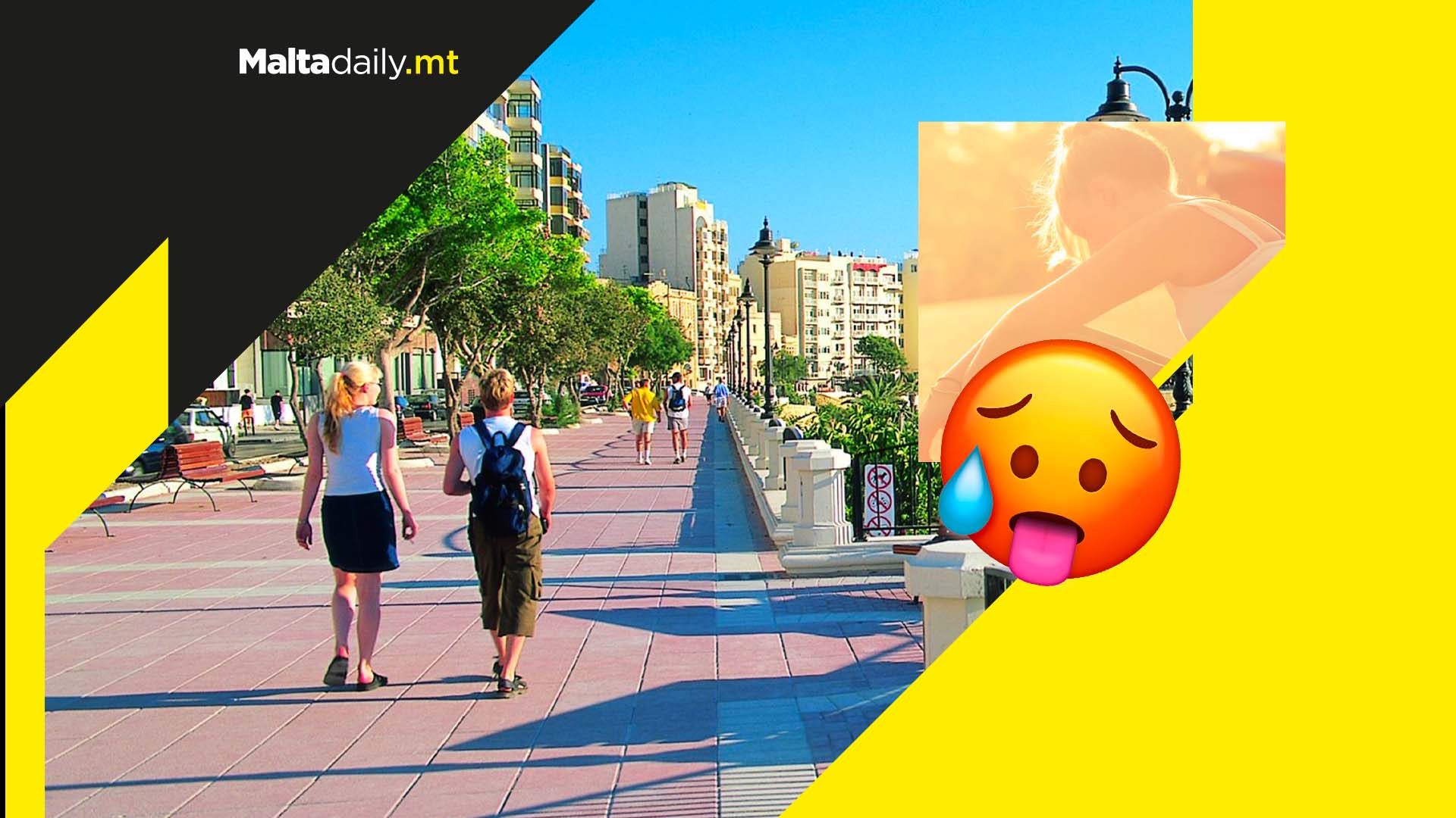 7°C higher temperature than normal for all 3 summer months in Malta