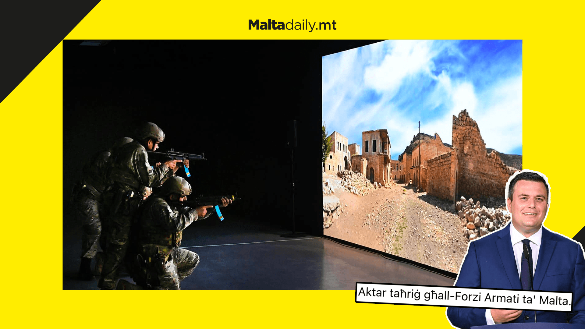 €1,290,000 investment into Shooting Simulator for Malta’s Armed Forces
