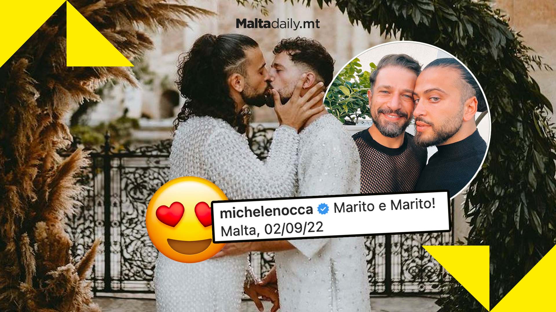 Ex-Amici dancer Michele ties knot with Maltese husband in local wedding