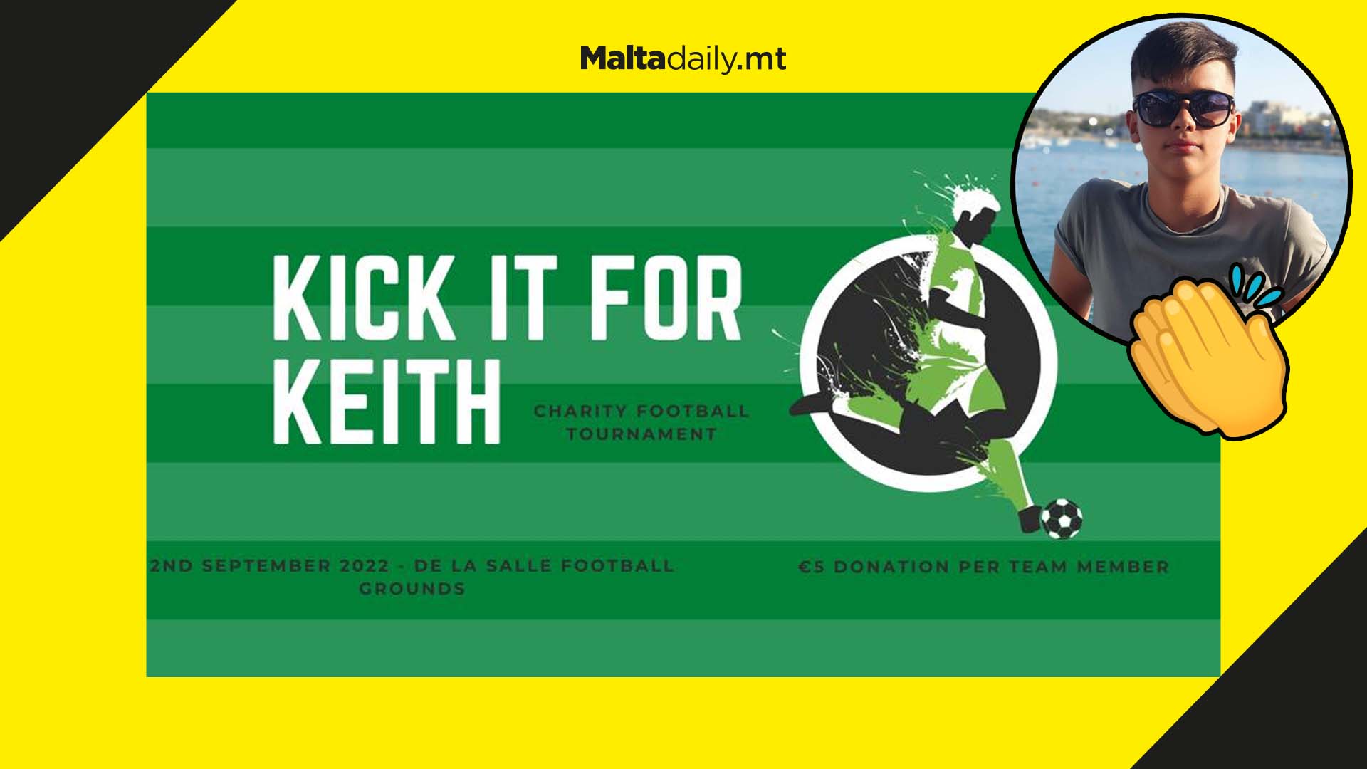 Youths set up football fundraiser for 19-year-old coma patient