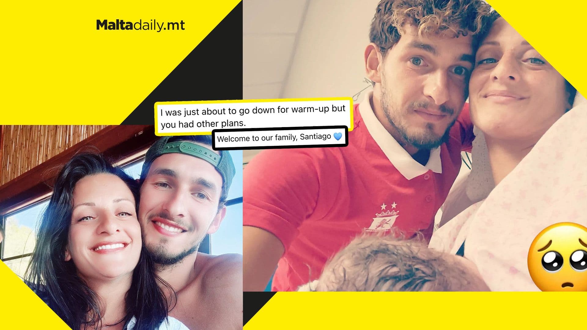Valletta player rushes from pitch to hospital to welcome newborn baby with wife