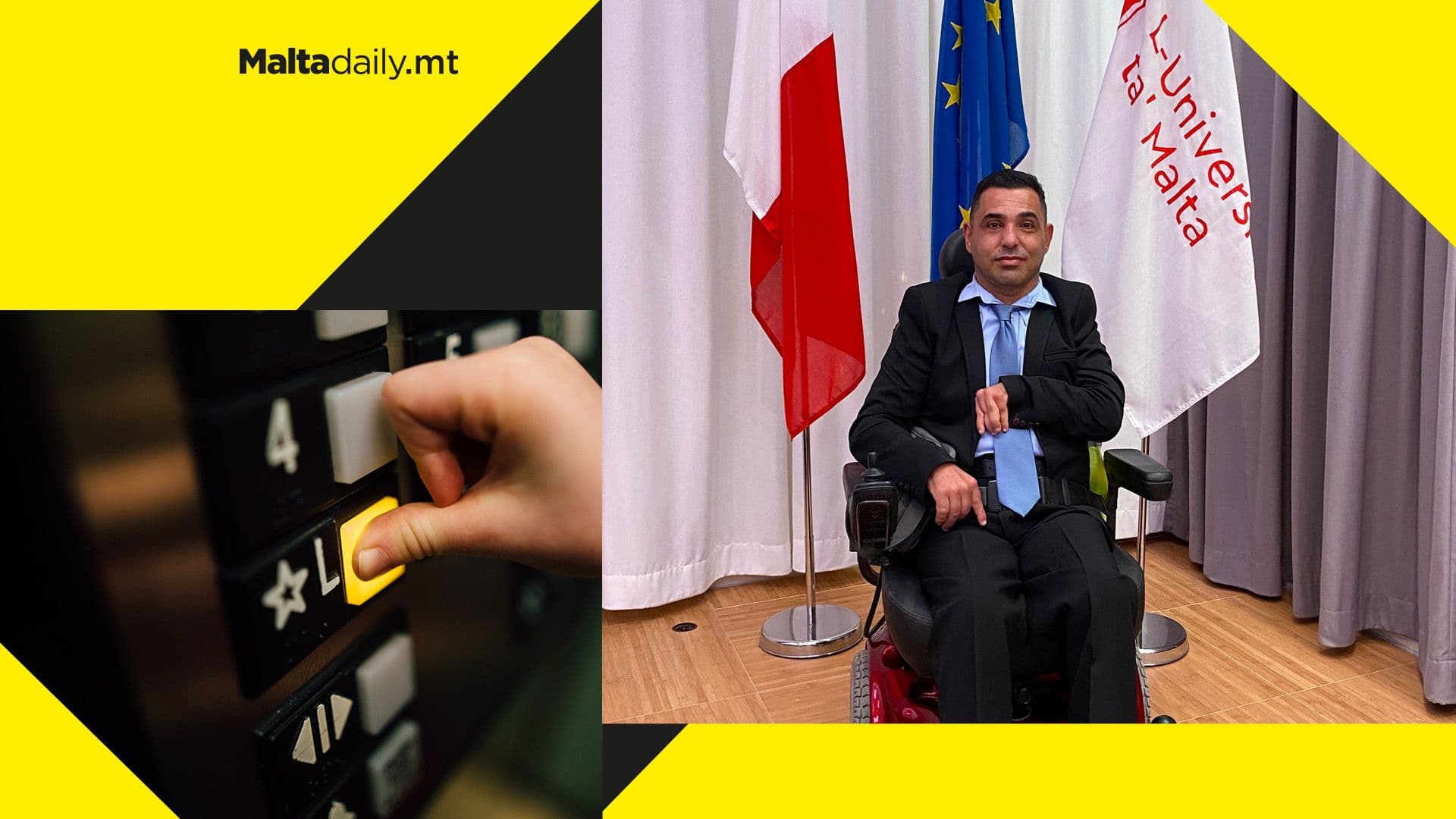 Newly-elected Gzira councillor misses swearing in because council building lift was not working