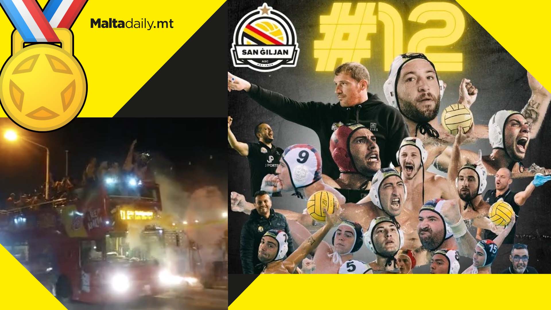 San Giljan celebrate win as they crowned double champions