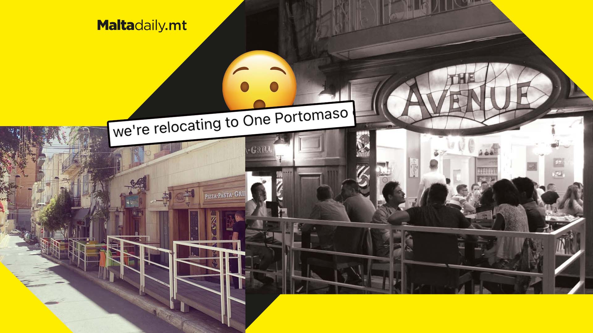 Beloved restaurant The Avenue relocating from its iconic Paceville spot