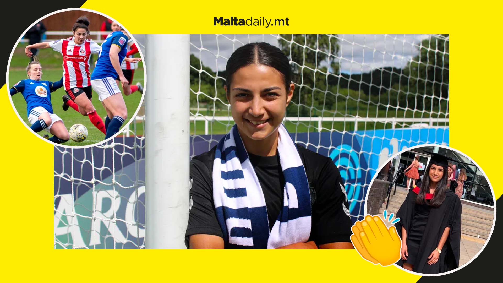 Maltese Footballer graduates from Science Degree AND plays in English Premier League