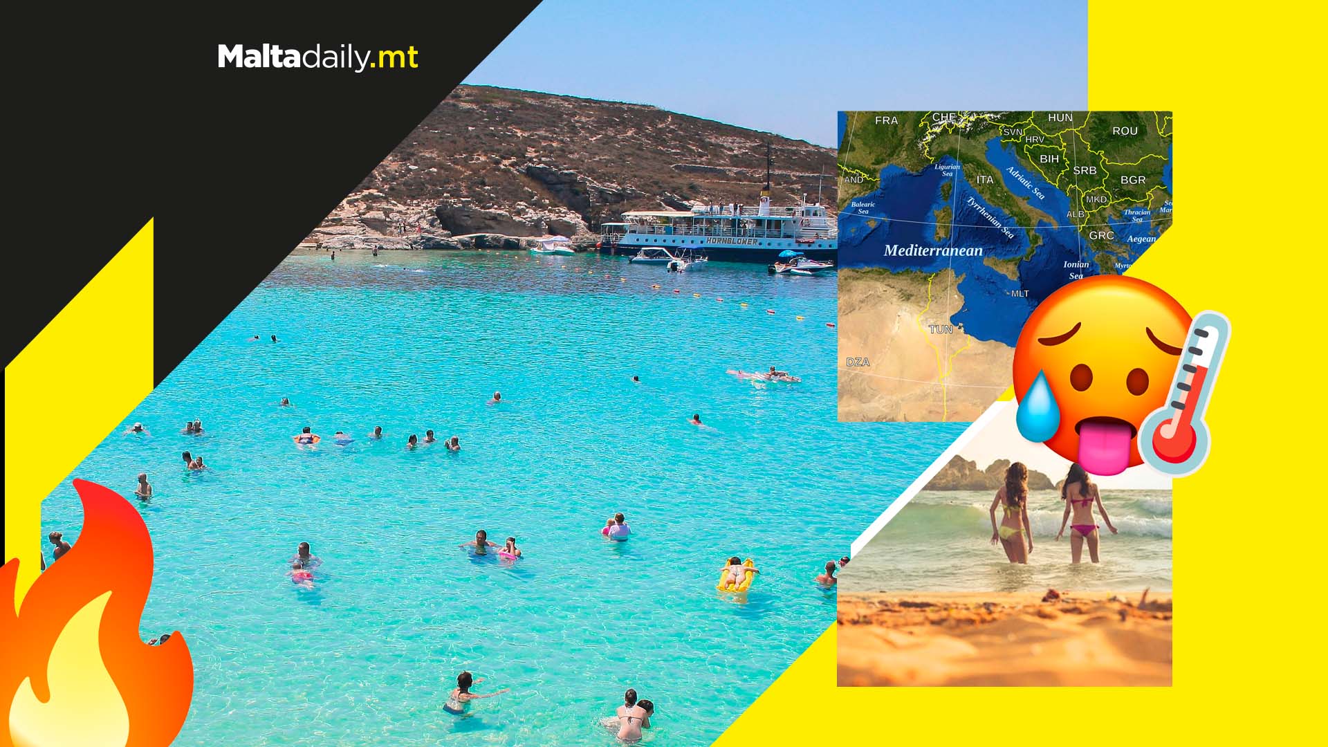 Maltese waters hit 29°C as Mediterranean continues to heat up