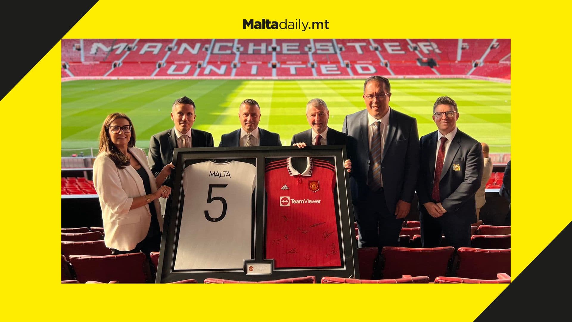 Malta’s partnership with Manchester United extended for another five years