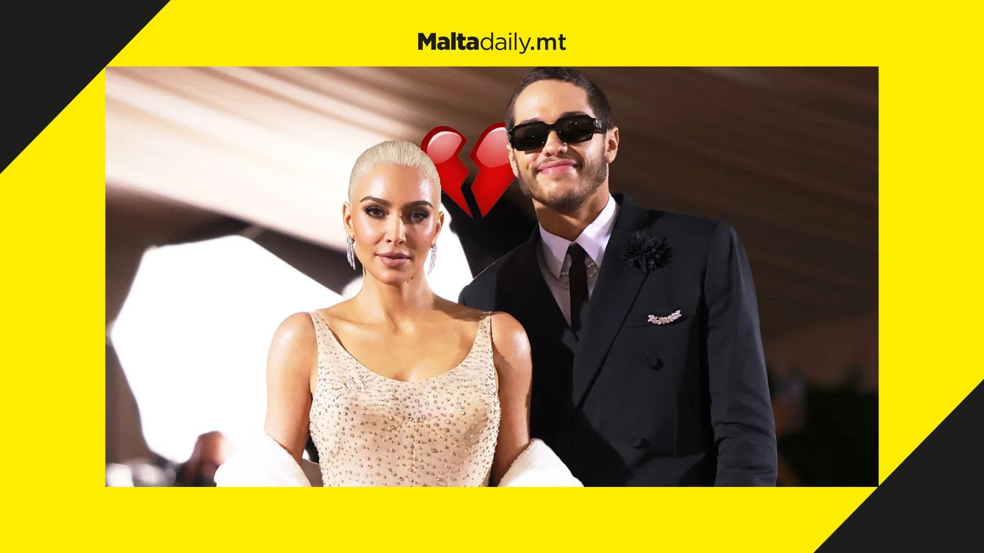 Kim Kardashian & Pete Davidson reportedly break up after nine months