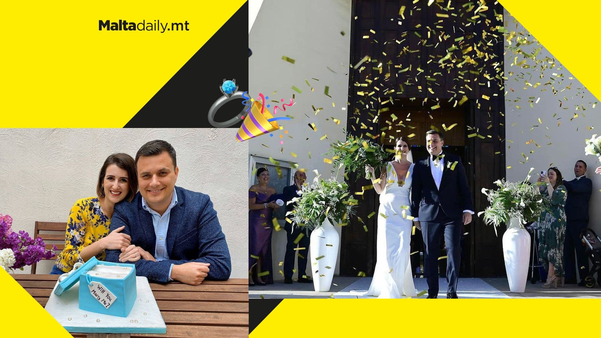 Minister Byron Camilleri and & wife Salome get married in gorgeous wedding