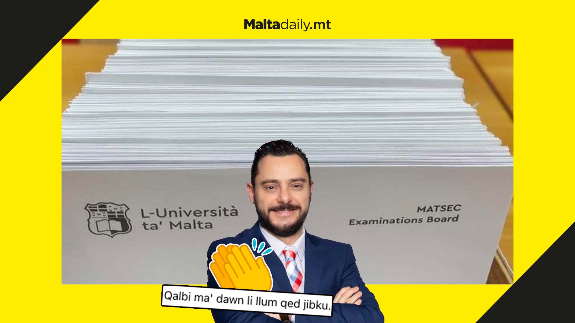 PN MP with words of encouragement for students who failed MATSEC exams