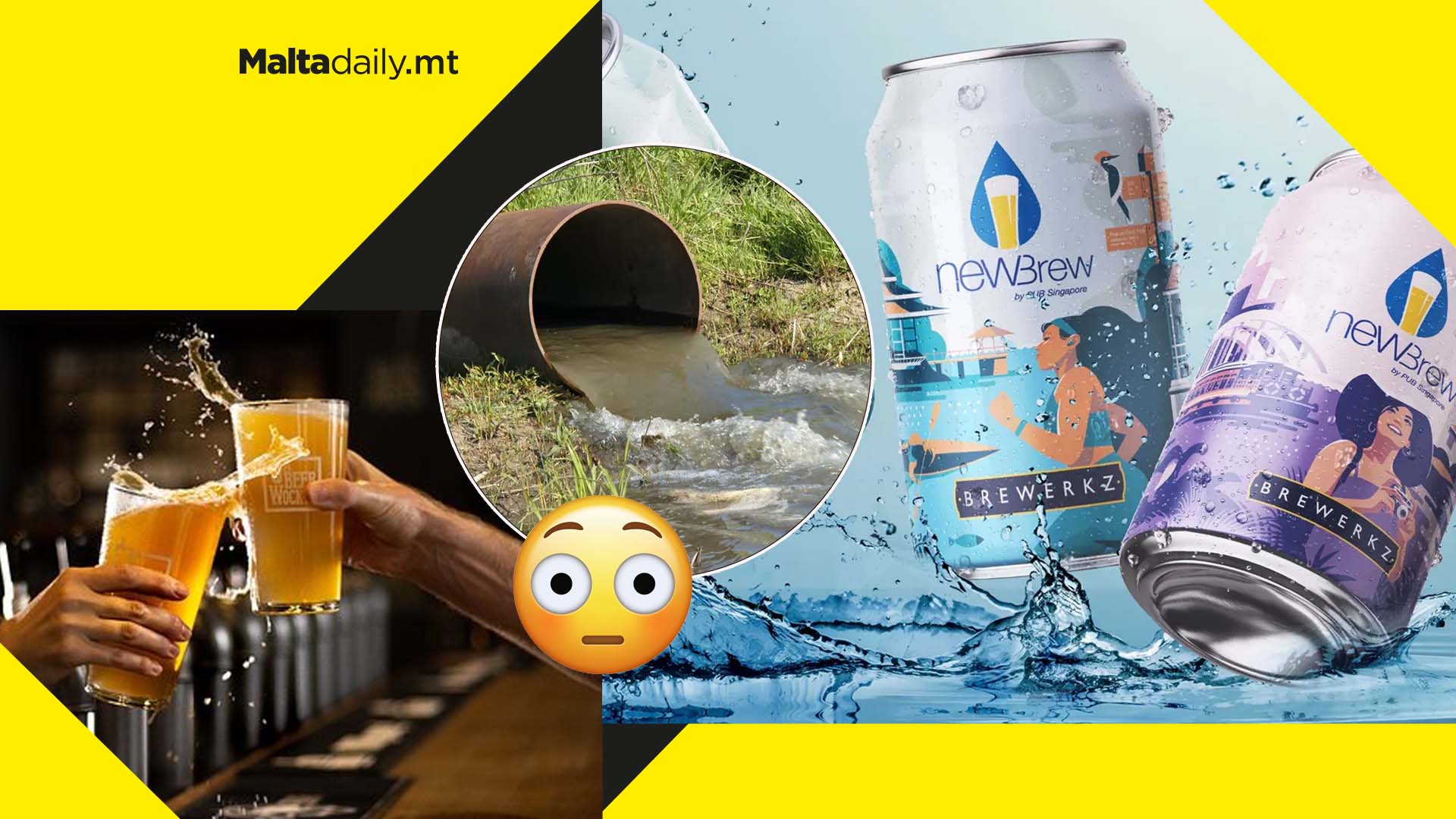 Beer made with sewage and urine makes a hit in Singapore