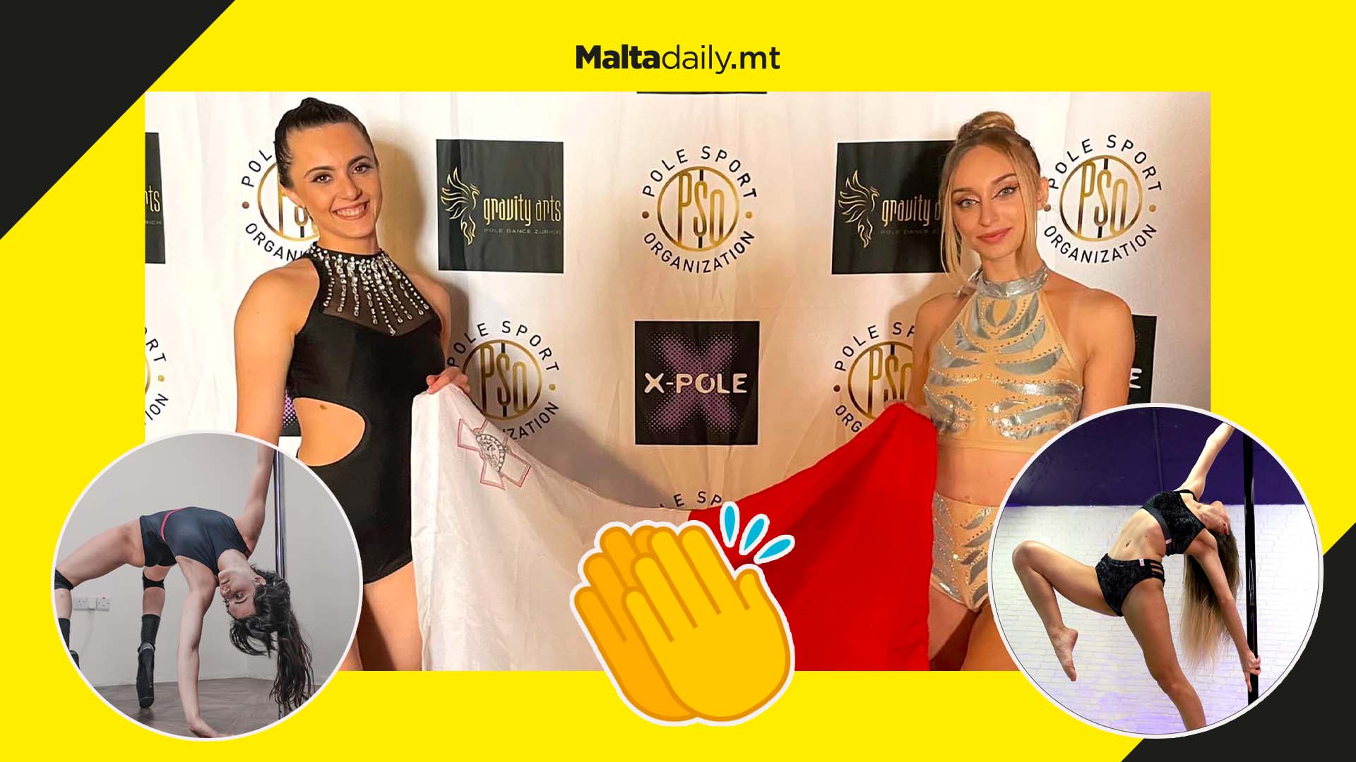 Local pole fitness athletes win 1st and 2nd in international competition