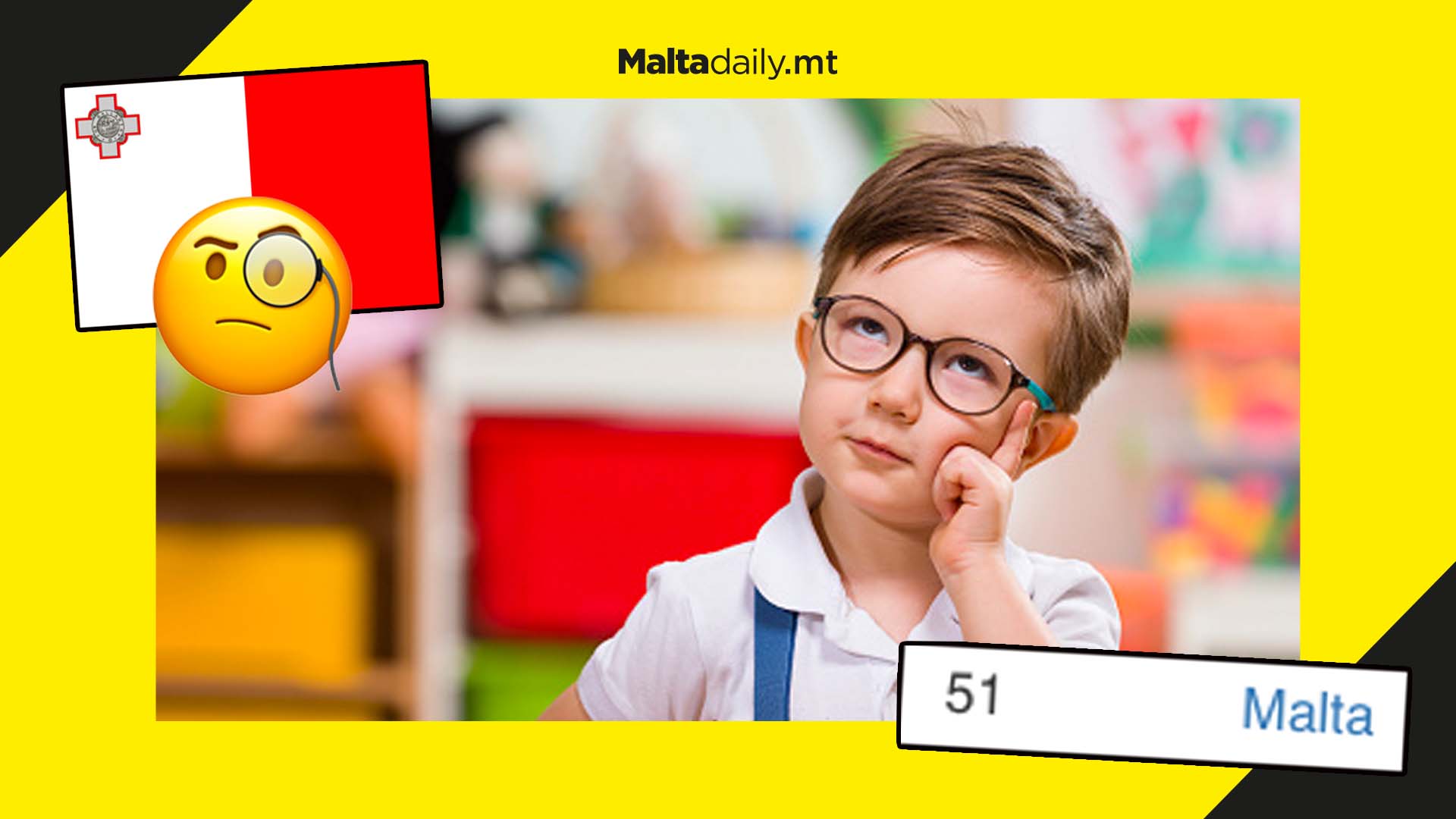 Malta ranks in 51st place in terms of IQ reveals new survey