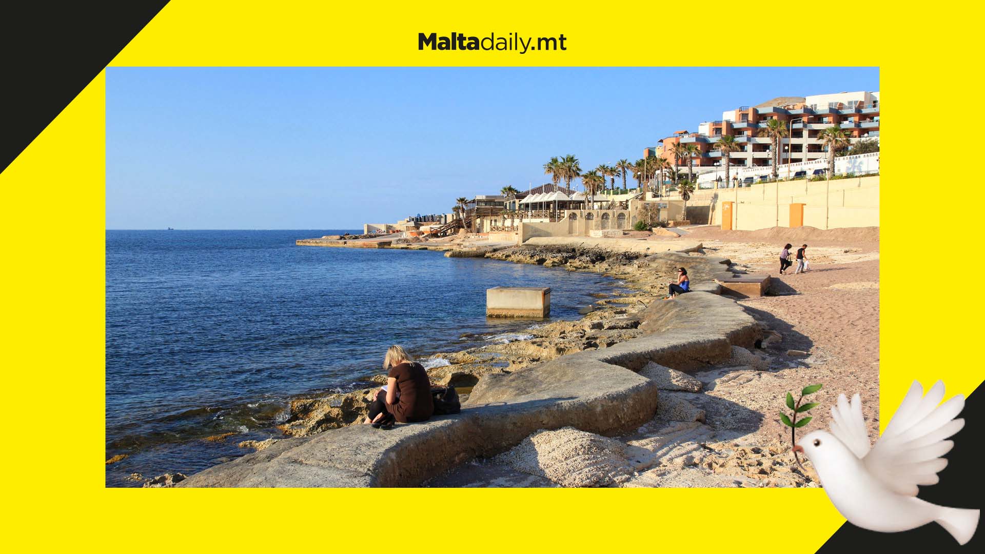 Woman dies while swimming in Qawra despite rescue attempt