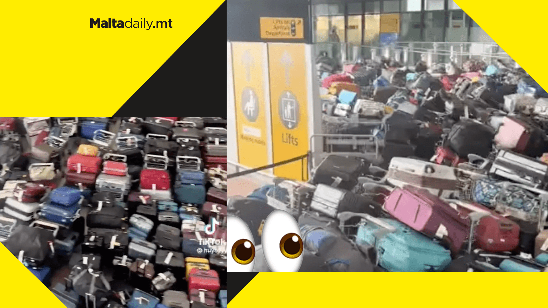 Stranded luggage returns to Malta from Heathrow after week of chaos