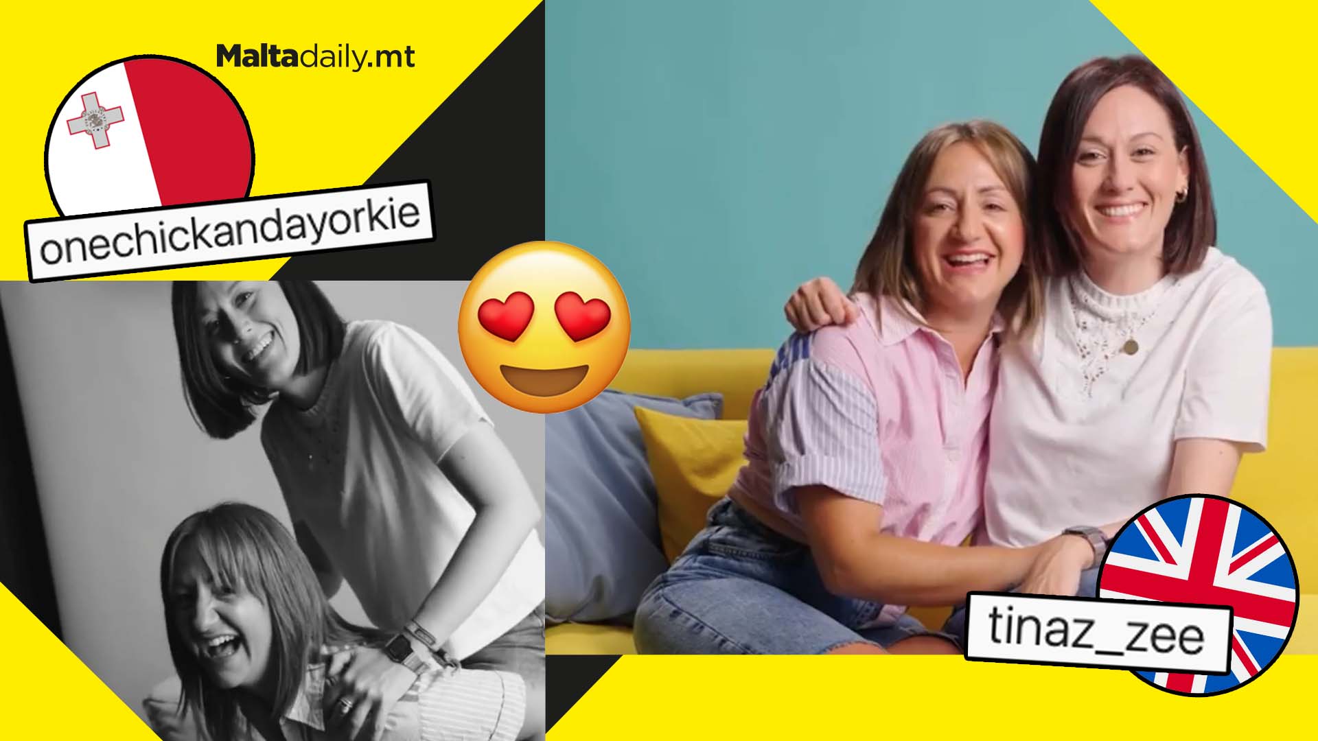 Danita and Martina bridge the gap between Maltese and English speakers