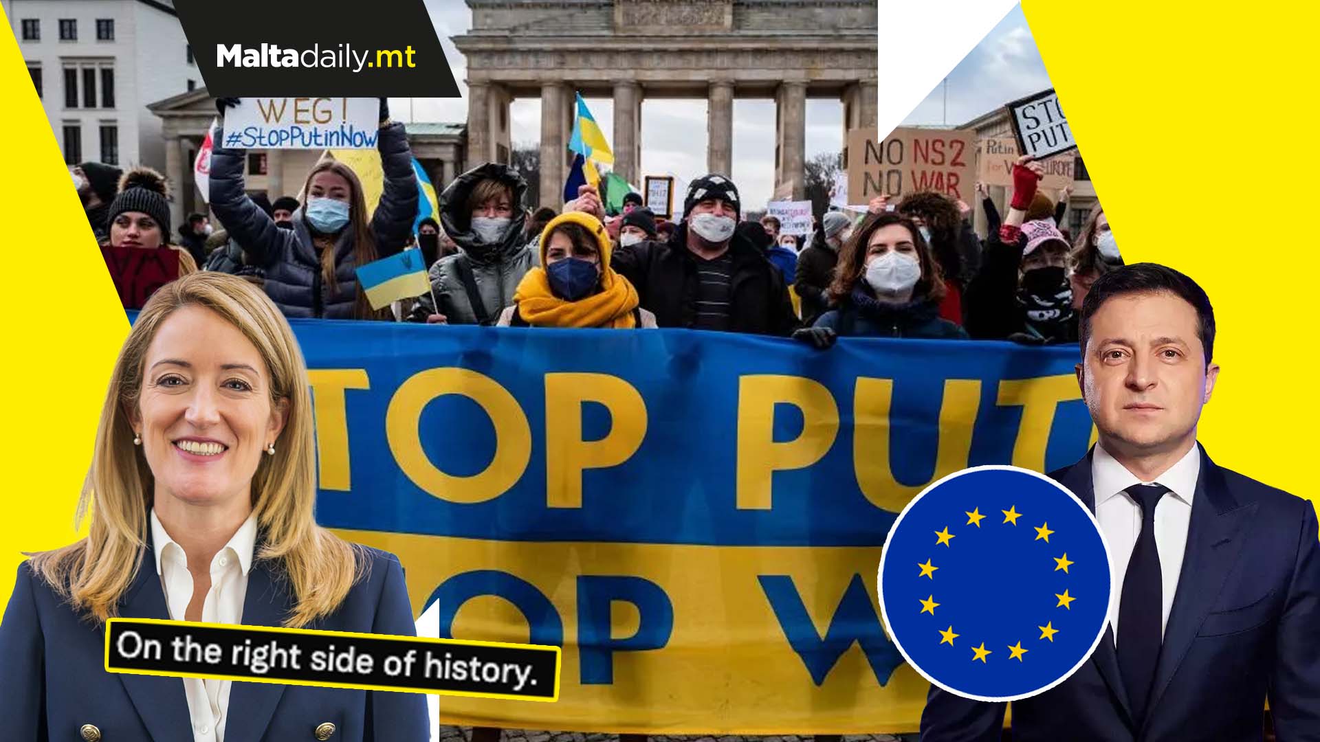 European Union officially gives war-torn Ukraine candidate status