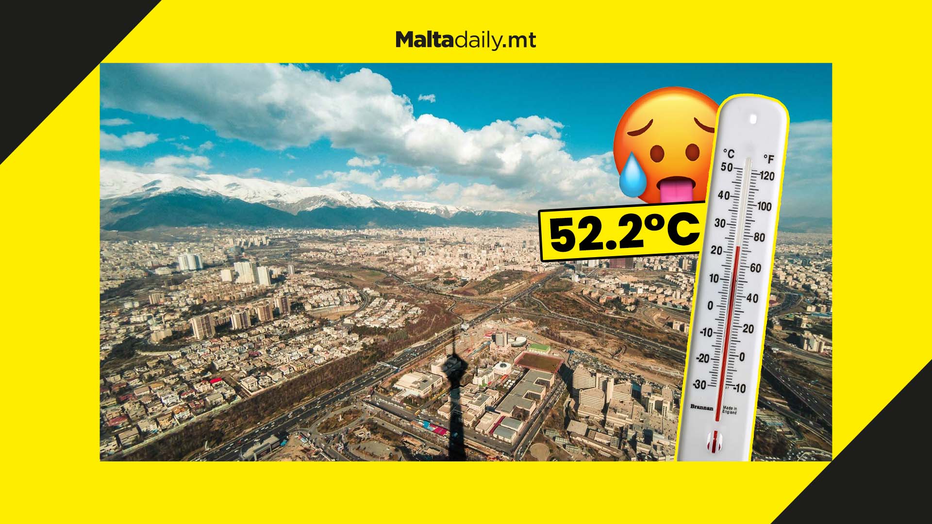 One of the ‘hottest days on Earth ever’ registered in Iran at scorching 52.2°C
